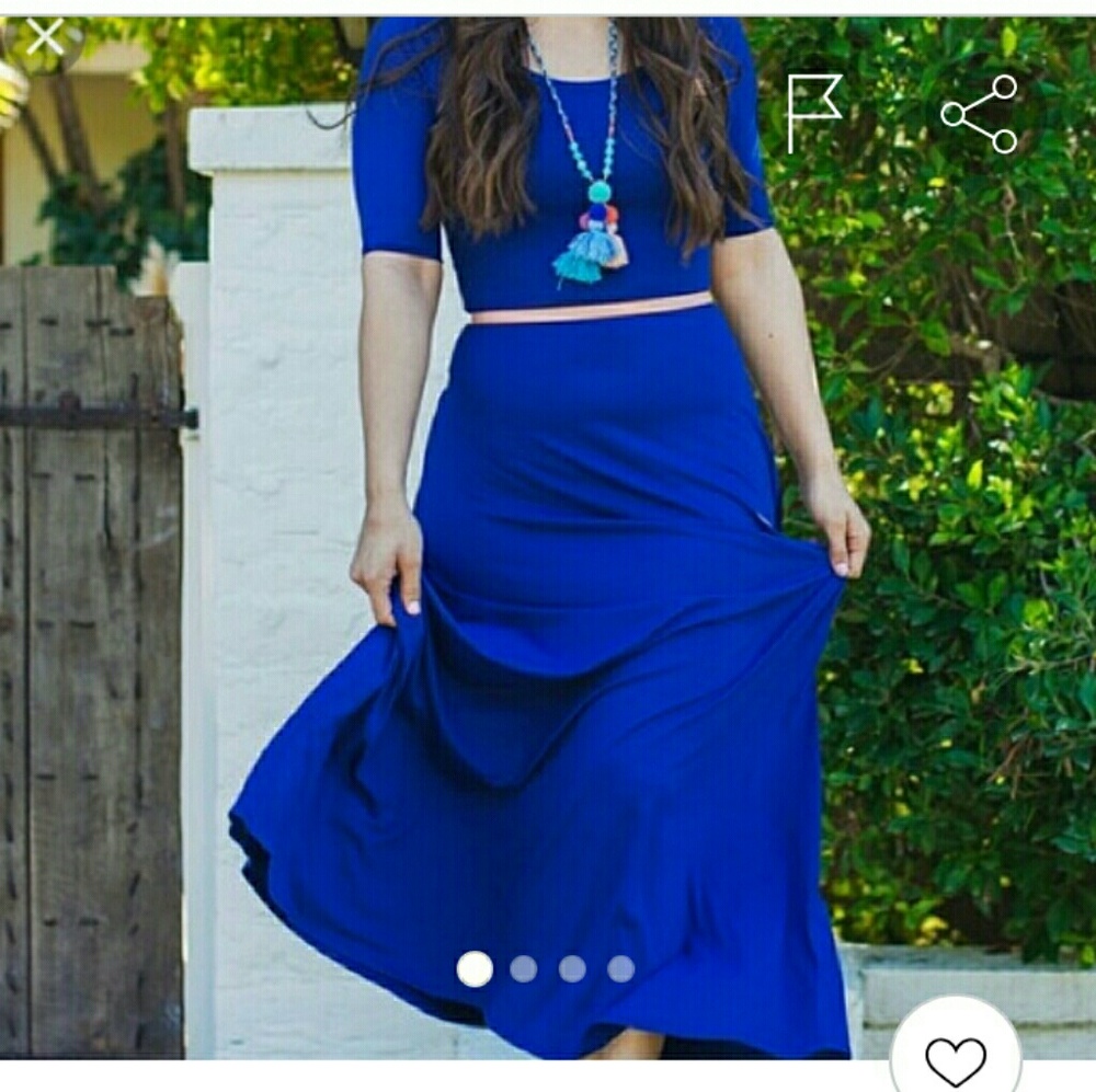 LuLaRoe Ana Dress - Rare solid color